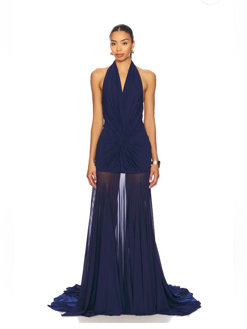 Deme- Chloe Gown in Navy Blue